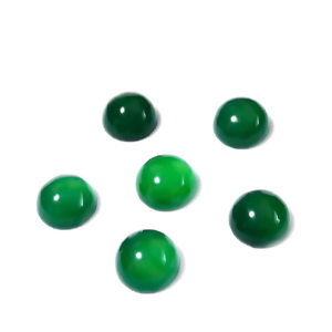 Cabochon agata verde, 8x4mm