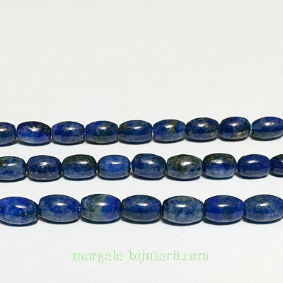 Lapis Lazuli, oval, 6x4mm