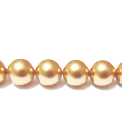 Swarovski Elements, Pearl 5810 Crystal Bright Gold 12 mm