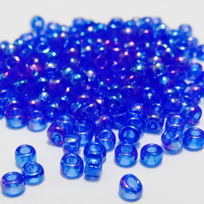 Margele TOHO rotunde 8/0 :  Transparent-Rainbow Sapphire