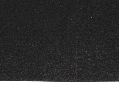 Fetru negru, foaie 50x50cm, grosime 2 mm