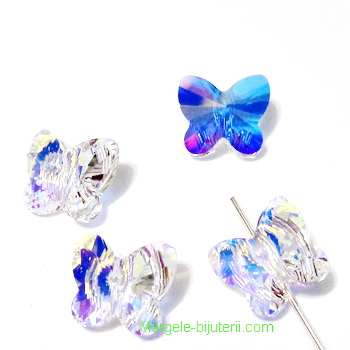  Swarovski Elements, Butterfly 5754-Crystal AB, 10 mm