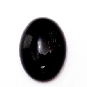 Cabochon agata neagra, 18x13x6mm