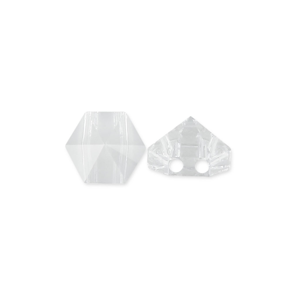 Swarovski Elements, Hexagon Spike Bead, Crystal 7.5mm
