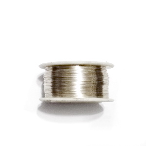 Sarma modelaj NON TARNISH, soft, placata cu argint, 0.2mm-bobina 125metri