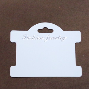 Etichete suport, carton, pt. bijuterii, 75x96x0.5mm