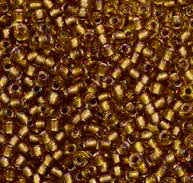 Margele TOHO - rotunde 11/0 : Gold-Lined Rainbow Topaz