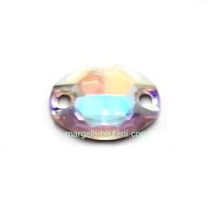 Link Preciosa oval Crystal AB 10x7mm