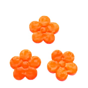 Fetru portocaliu, floare 18~20x0.4mm