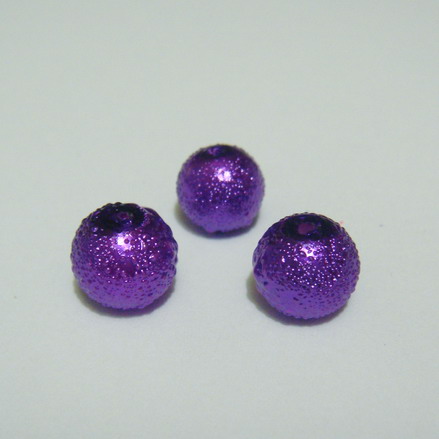 Perle sticla, stardust, violet, 8mm
