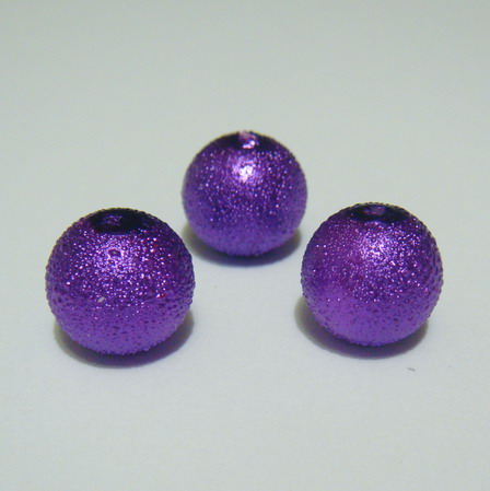 Perle sticla, stardust, violet, 12mm