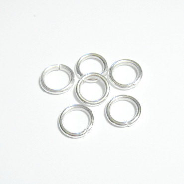 Zale simple argintii 10mm, grosime 1.2mm