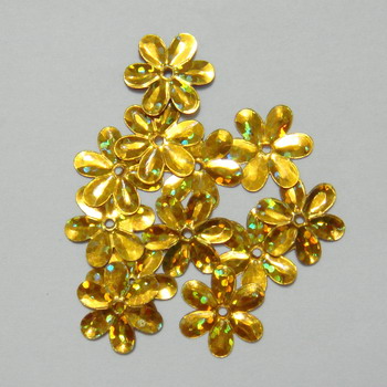  Paiete floricele aurii, 15mm-10 gr (200-220 buc)