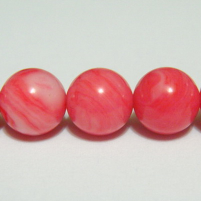 Perle sidef roz, sferic, 8.3mm