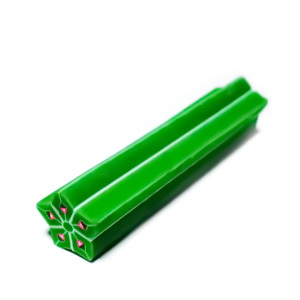 Bete fimo verde, 12mm, lungime: 5cm