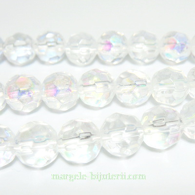 Cristale rotunde transparente AB 10mm