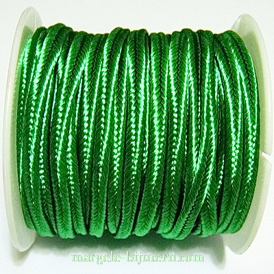 Snur Soutachee verde-smarald, latime 2.5mm- rola 4 metri