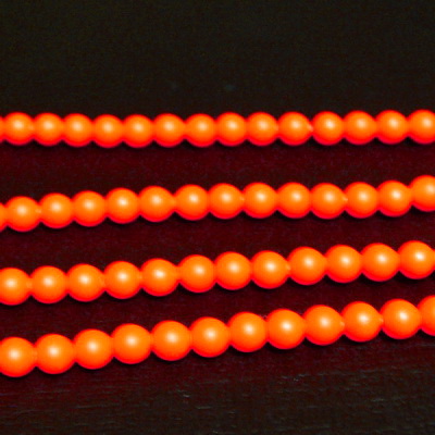 Swarovski Elements, Pearl 5810 Crystal Neon Orange 4mm 1 buc