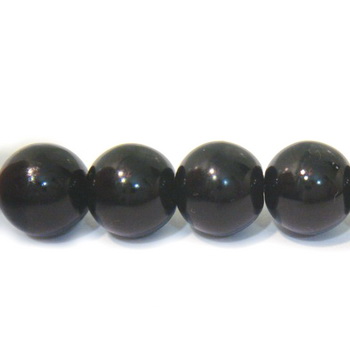 Perle sticla negre 12mm