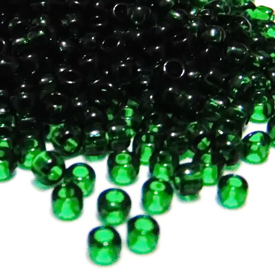 Margele TOHO, rotunde -  8/0 : Transparent Green Emerald 20 g