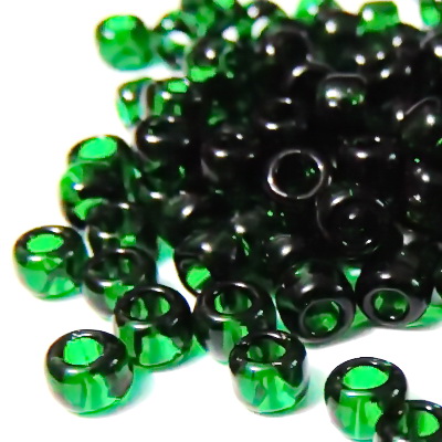 Margele TOHO, rotunde -  6/0 : Transparent Green Emerald 20 g