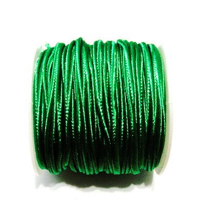 Snur Soutachee verde, latime 2.5mm- rola cca 10 metri