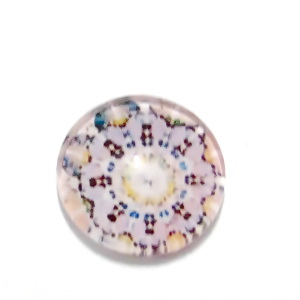 Cabochon sticla, 12mm, ,,Mozaic