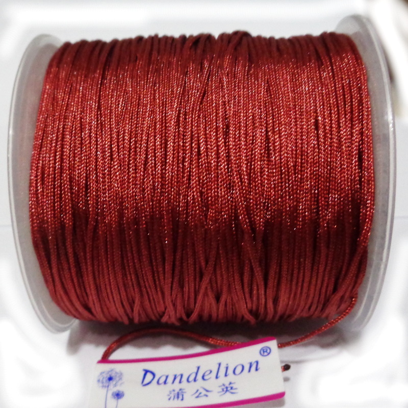 Snur matasos, Dandelion, caramiziu inchis, grosime 1 mm-bobina aprox 91m 1 buc