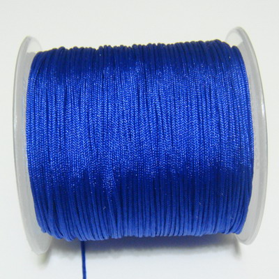 Snur pt bratari shamballa, albastru-cobalt, grosime 0.9mm-bobina cca 91m 1 buc