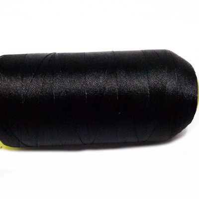 Ata polyester neagra 0.5 mm-mosor cca 870 metri 1 buc