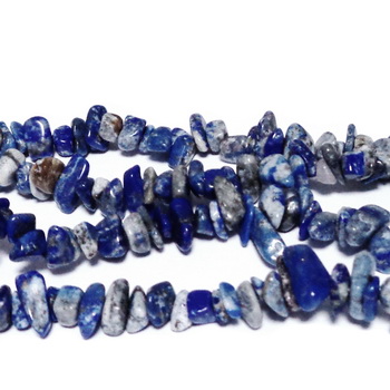 Chips lapis lazuli, sirag 27-28 cm 1 buc