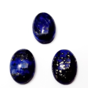 Cabochon Lapis Lazuli, 14x10x4.5mm 1 buc
