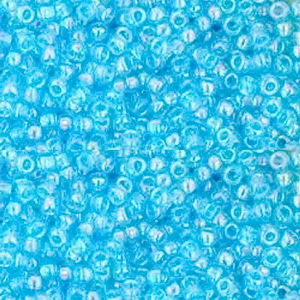Margele TOHO - rotunde 11/0 : Transparent-Rainbow Aquamarine