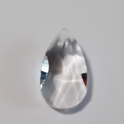 Pandantiv cristal transparent lacrima 22x13x7mm 1 buc