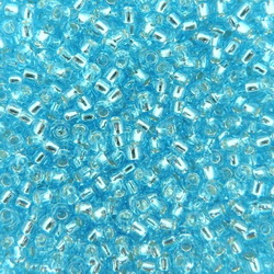 Margele TOHO rotunde 11/0 : Silver-Lined Aquamarine 20 g