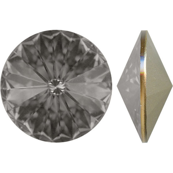 Swarovski Elements, Rivoli 1122 - Black Diamond, 14mm 1 buc
