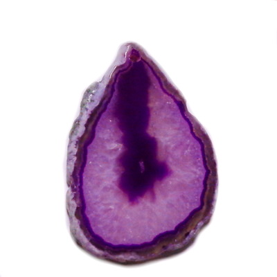 Pandantiv agata violet, 60x38x5mm