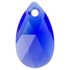 Swarovski Elements, Pear 6106 MAJESTIC BLUE, 22mm 1 buc