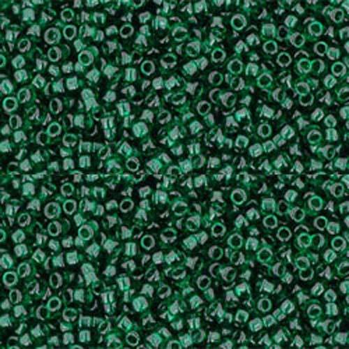 Margele TOHO - rotunde 11/0 : Transparent Green Emerald