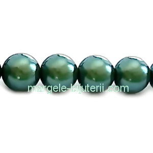 Perle Preciosa Pearlescent Green 8mm 1 buc