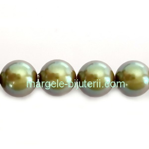 Perle Preciosa Pearlescent Khaki 10mm 1 buc