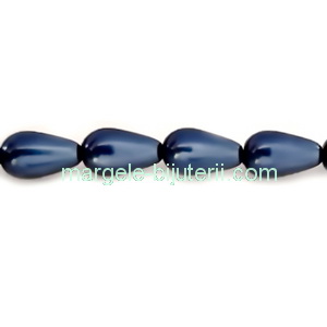 Perle Preciosa Blue 6x10mm 1 buc