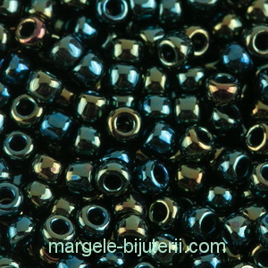 Margele TOHO - rotunde 11/0 : Metallic Iris - Green/Brown