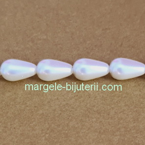 Perle Preciosa White 6x10mm