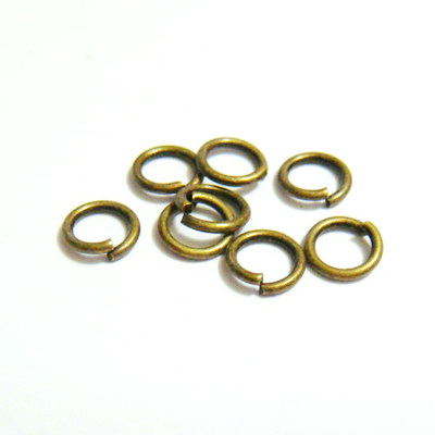 Zale simple bronz 6mm (grosime 0.8mm) 100 buc