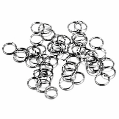 Zale simple gunmetal( negre) 6mm, grosime 0.7 mm 100 buc