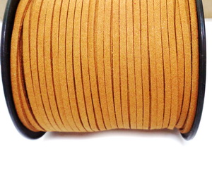 Snur faux suede, aramiu, grosime 3x1.5mm 1 m