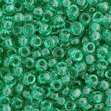 Margele TOHO, rotunde: Transparent Beach Glass Green