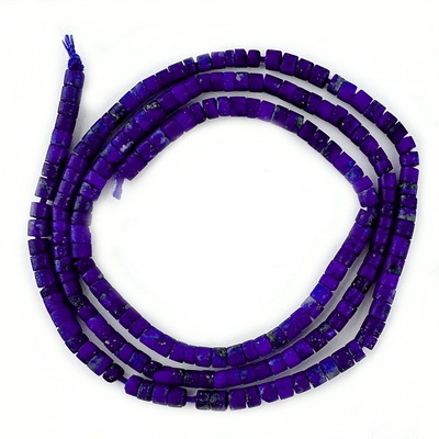 Lapis Lazuli tubular, 2.3x1.5mm-sir 198 buc 1 buc