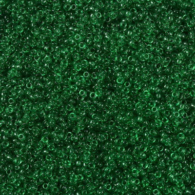 Margele Miyuki Rocailles,15/0, 1.5mm, (RR146) Transparent Green-sticluta 10g 1 buc
